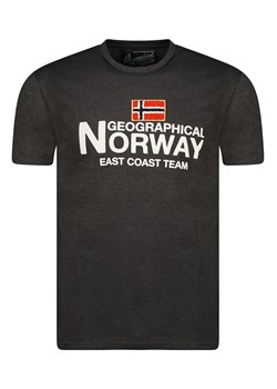 Geographical Norway Koszulka &quot;Jacky&quot; w kolorze antracytowym ze sklepu Limango Polska w kategorii T-shirty męskie - zdjęcie 172537196