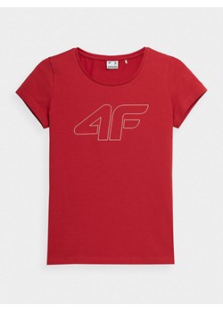 4F Koszulka w kolorze czerwonym ze sklepu Limango Polska w kategorii Bluzki damskie - zdjęcie 172537229