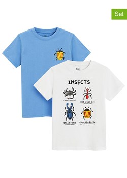 COOL CLUB Koszulki (2 szt.) w kolorze błękitnym i białym ze sklepu Limango Polska w kategorii T-shirty chłopięce - zdjęcie 172537629
