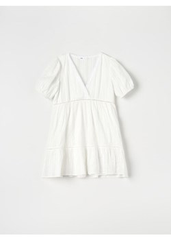 Sinsay - Sukienka babydoll - biały ze sklepu Sinsay w kategorii Sukienki - zdjęcie 172538978