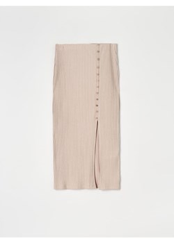 Sinsay - Spódnica - kremowy ze sklepu Sinsay w kategorii Spódnice - zdjęcie 172538999
