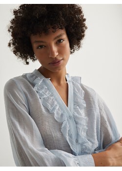 Reserved - Koszula z lyocellem - jasnoniebieski ze sklepu Reserved w kategorii Koszule damskie - zdjęcie 172539299
