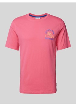 T-shirt z nadrukiem z logo ze sklepu Peek&Cloppenburg  w kategorii T-shirty męskie - zdjęcie 172540495