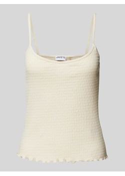 Góra od piżamy z fakturowanym wzorem ze sklepu Peek&Cloppenburg  w kategorii Piżamy damskie - zdjęcie 172540499