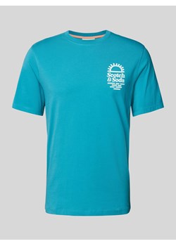 T-shirt z nadrukiem z logo ze sklepu Peek&Cloppenburg  w kategorii T-shirty męskie - zdjęcie 172540528