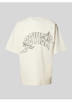 T-shirt z nadrukiem z logo ze sklepu Peek&Cloppenburg  w kategorii T-shirty męskie - zdjęcie 172540547
