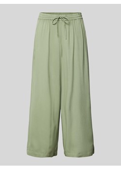 Spodnie materiałowe rozkloszowane z tunelem model ‘NYA’ ze sklepu Peek&Cloppenburg  w kategorii Spodnie damskie - zdjęcie 172540575
