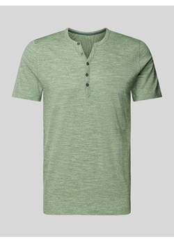T-shirt z krótką listwą guzikową ze sklepu Peek&Cloppenburg  w kategorii T-shirty męskie - zdjęcie 172540626