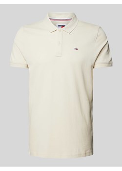 Koszulka polo o kroju slim fit z wyhaftowanym logo ze sklepu Peek&Cloppenburg  w kategorii T-shirty męskie - zdjęcie 172540628