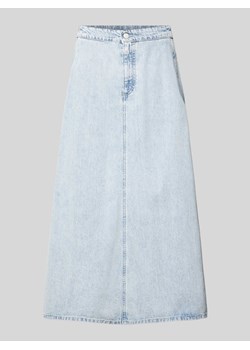 Spódnica jeansowa z ozdobnym szwem ze sklepu Peek&Cloppenburg  w kategorii Spódnice - zdjęcie 172540659