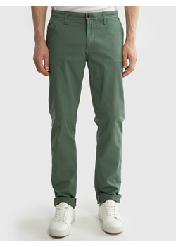 Spodnie chinosy męskie zielone Hektor 303 ze sklepu Big Star w kategorii Spodnie męskie - zdjęcie 172540976