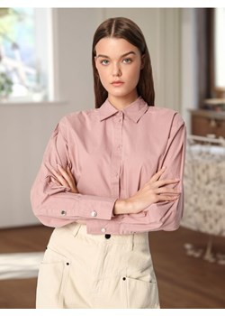 Sinsay - Koszula bawełniana - różowy ze sklepu Sinsay w kategorii Koszule damskie - zdjęcie 172542348