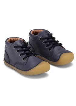 Bundgaard Skórzane buty "Petit Lace" w kolorze granatowym do nauki chodzenia ze sklepu Limango Polska w kategorii Buciki niemowlęce - zdjęcie 172542596