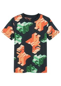 COOL CLUB Koszulka w kolorze czarno-pomarańczowo-zielonym ze sklepu Limango Polska w kategorii T-shirty chłopięce - zdjęcie 172542918