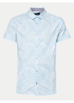 INDICODE Koszula Porzam 20-417 Błękitny Regular Fit ze sklepu MODIVO w kategorii Koszule męskie - zdjęcie 172543259