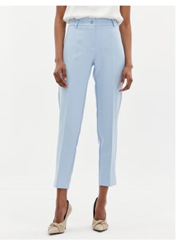 Maryley Spodnie materiałowe 24EB52Z/43MA Błękitny Regular Fit ze sklepu MODIVO w kategorii Spodnie damskie - zdjęcie 172543437