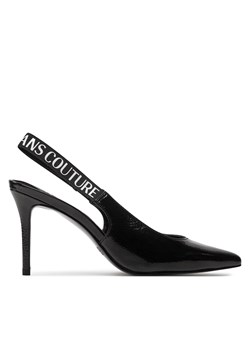 Sandały Versace Jeans Couture 76VA3S52 Czarny ze sklepu eobuwie.pl w kategorii Czółenka - zdjęcie 172543729