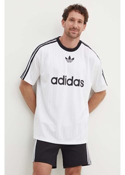 adidas Originals t-shirt męski kolor biały z nadrukiem IM9459 ze sklepu ANSWEAR.com w kategorii T-shirty męskie - zdjęcie 172544356
