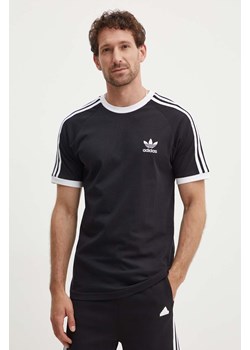 adidas Originals t-shirt bawełniany kolor czarny wzorzysty IA4845 ze sklepu ANSWEAR.com w kategorii T-shirty męskie - zdjęcie 172544736