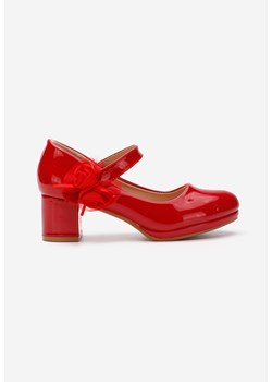 Czerwone półbuty dziewczęce Letizia ze sklepu Zapatos w kategorii Czółenka - zdjęcie 172545756