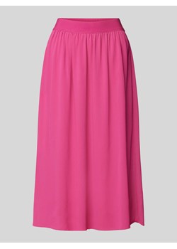 Spódnica midi w jednolitym kolorze z elastycznym pasem ze sklepu Peek&Cloppenburg  w kategorii Spódnice - zdjęcie 172546068