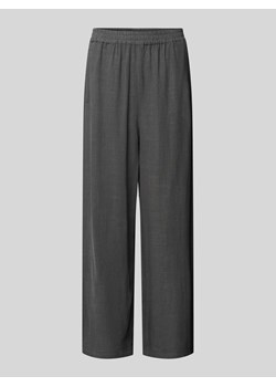 Spodnie z szeroką nogawką i elastycznym pasem ze sklepu Peek&Cloppenburg  w kategorii Spodnie damskie - zdjęcie 172546299