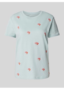 T-shirt we wzory na całej powierzchni ze sklepu Peek&Cloppenburg  w kategorii Bluzki damskie - zdjęcie 172546307