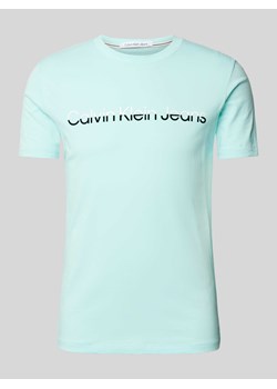 T-shirt z nadrukiem z logo model ‘MIXED INSTITUTIONAL’ ze sklepu Peek&Cloppenburg  w kategorii T-shirty męskie - zdjęcie 172546327