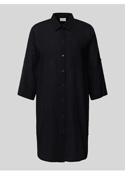 Bluzka długa z kieszenią na piersi i rękawem o dł. 3/4 ze sklepu Peek&Cloppenburg  w kategorii Koszule damskie - zdjęcie 172546357
