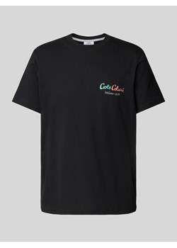 T-shirt z nadrukiem z logo ze sklepu Peek&Cloppenburg  w kategorii T-shirty męskie - zdjęcie 172546359