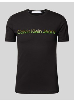 T-shirt z nadrukiem z logo model ‘MIXED INSTITUTIONAL’ ze sklepu Peek&Cloppenburg  w kategorii T-shirty męskie - zdjęcie 172546609
