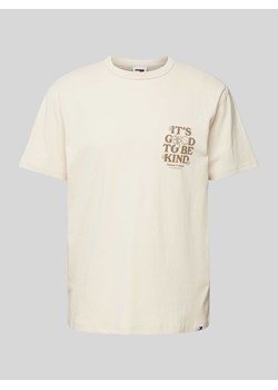 T-shirt z nadrukiem ze sloganem ze sklepu Peek&Cloppenburg  w kategorii T-shirty męskie - zdjęcie 172546728