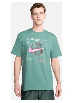 Męski T-shirt do koszykówki Max90 Nike - Zieleń ze sklepu Nike poland w kategorii T-shirty męskie - zdjęcie 172547669