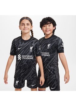 Koszulka piłkarska z krótkim rękawem dla dużych dzieci Nike Dri-FIT Liverpool F.C. Stadium Goalkeeper – replika - Szary ze sklepu Nike poland w kategorii T-shirty chłopięce - zdjęcie 172547676