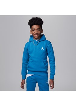 Bluza z kapturem dla dużych dzieci Jordan MJ Essentials Pullover Hoodie - Niebieski ze sklepu Nike poland w kategorii Bluzy chłopięce - zdjęcie 172547679