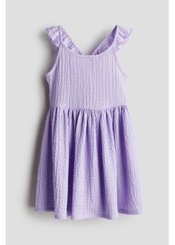 H & M - Dżersejowa sukienka z falbanami - Fioletowy ze sklepu H&M w kategorii Sukienki dziewczęce - zdjęcie 172547738