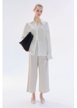 H & M - Spodnie culottes bez zapięcia - Beżowy ze sklepu H&M w kategorii Spodnie damskie - zdjęcie 172547816