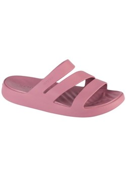 Klapki Crocs Getaway Strappy Sandal W 209587-5PG różowe ze sklepu ButyModne.pl w kategorii Klapki damskie - zdjęcie 172548087