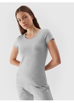 4F Koszulka w kolorze szarym ze sklepu Limango Polska w kategorii Bluzki damskie - zdjęcie 172548465