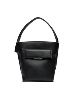 Calvin Klein Torebka Ck Linear Medium K60K612109 Czarny ze sklepu MODIVO w kategorii Torby Shopper bag - zdjęcie 172550079