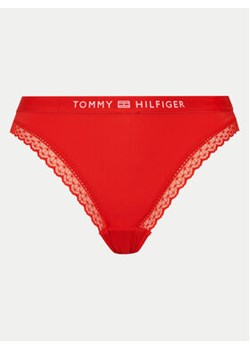 Tommy Hilfiger Figi klasyczne UW0UW04183 Czerwony ze sklepu MODIVO w kategorii Majtki damskie - zdjęcie 172550145