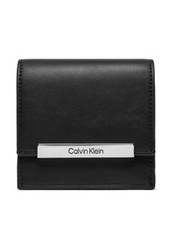 Calvin Klein Mały Portfel Damski K60K612206 Czarny ze sklepu MODIVO w kategorii Portfele damskie - zdjęcie 172550159