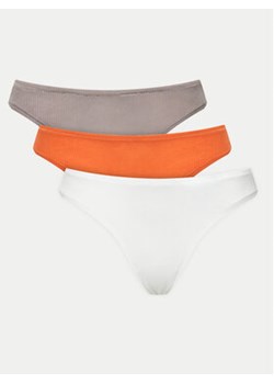 Calvin Klein Underwear Komplet 3 par stringów 000QD5220E Kolorowy ze sklepu MODIVO w kategorii Majtki damskie - zdjęcie 172550186