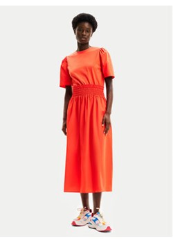 Desigual Sukienka letnia Omaha 24SWVW67 Pomarańczowy Loose Fit ze sklepu MODIVO w kategorii Sukienki - zdjęcie 172550299