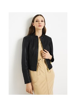Skórzana kurtka damska z przeszyciami ze sklepu OCHNIK w kategorii Kurtki damskie - zdjęcie 172551568