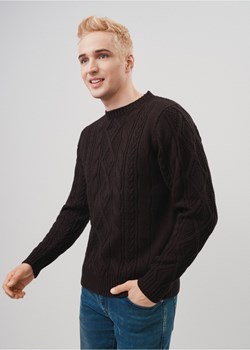 Czarny sweter męski ze sklepu OCHNIK w kategorii Swetry męskie - zdjęcie 172551646