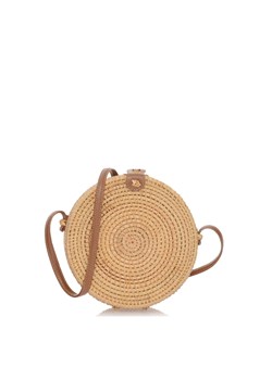 Okrągła torebka damska ze słomki ze sklepu OCHNIK w kategorii Torby letnie - zdjęcie 172552096