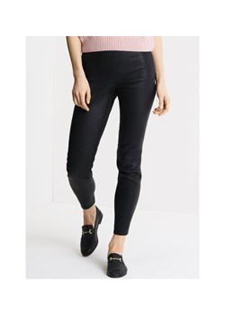 Czarne skórzane legginsy damskie ze sklepu OCHNIK w kategorii Spodnie damskie - zdjęcie 172552139