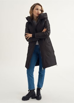 Czarna kurtka zimowa damska z kapturem ze sklepu OCHNIK w kategorii Kurtki damskie - zdjęcie 172552939