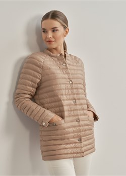 Beżowa pikowana kurtka damska ze sklepu OCHNIK w kategorii Kurtki damskie - zdjęcie 172553036